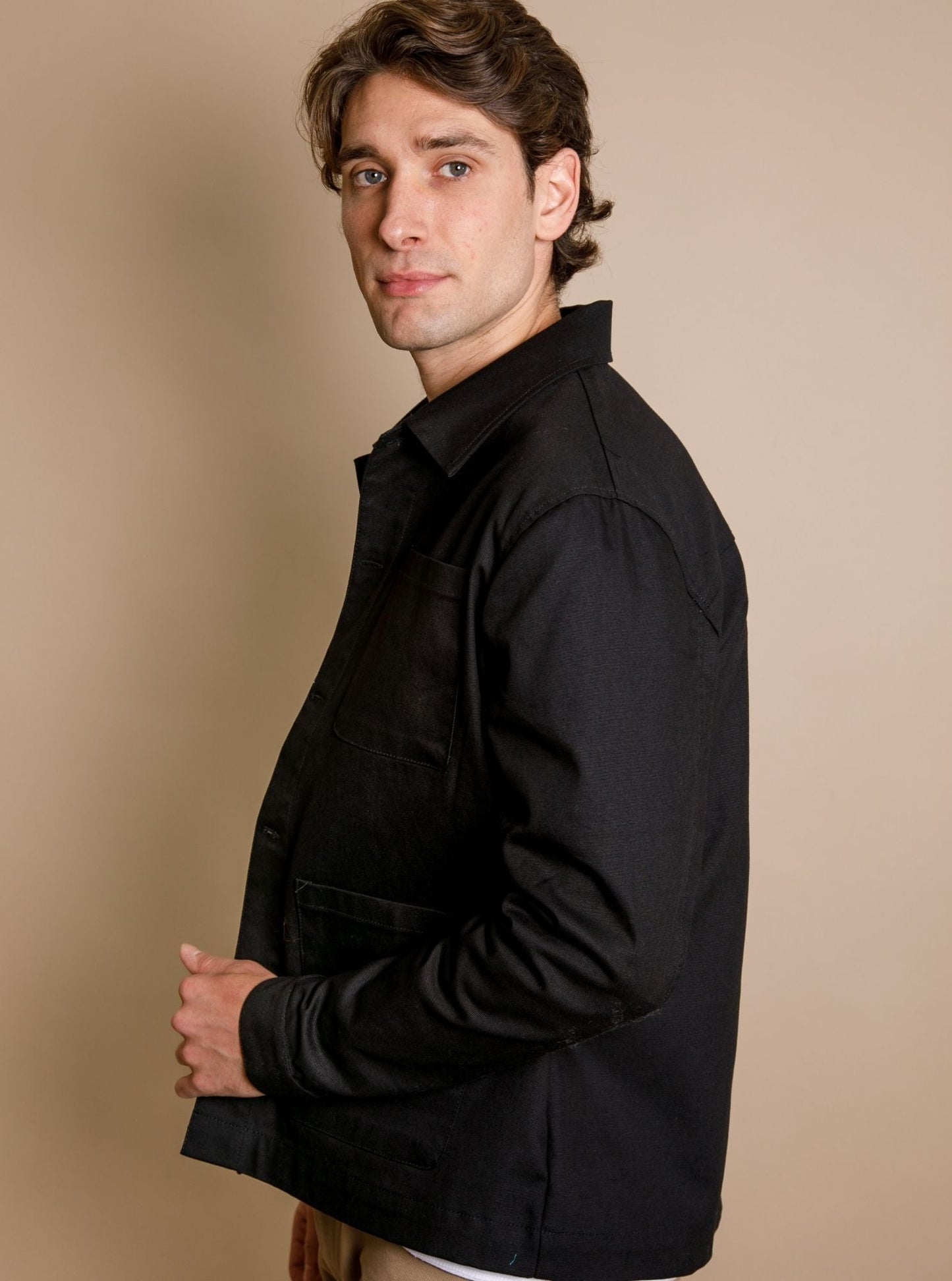 The Bridport Shacket (Black)
